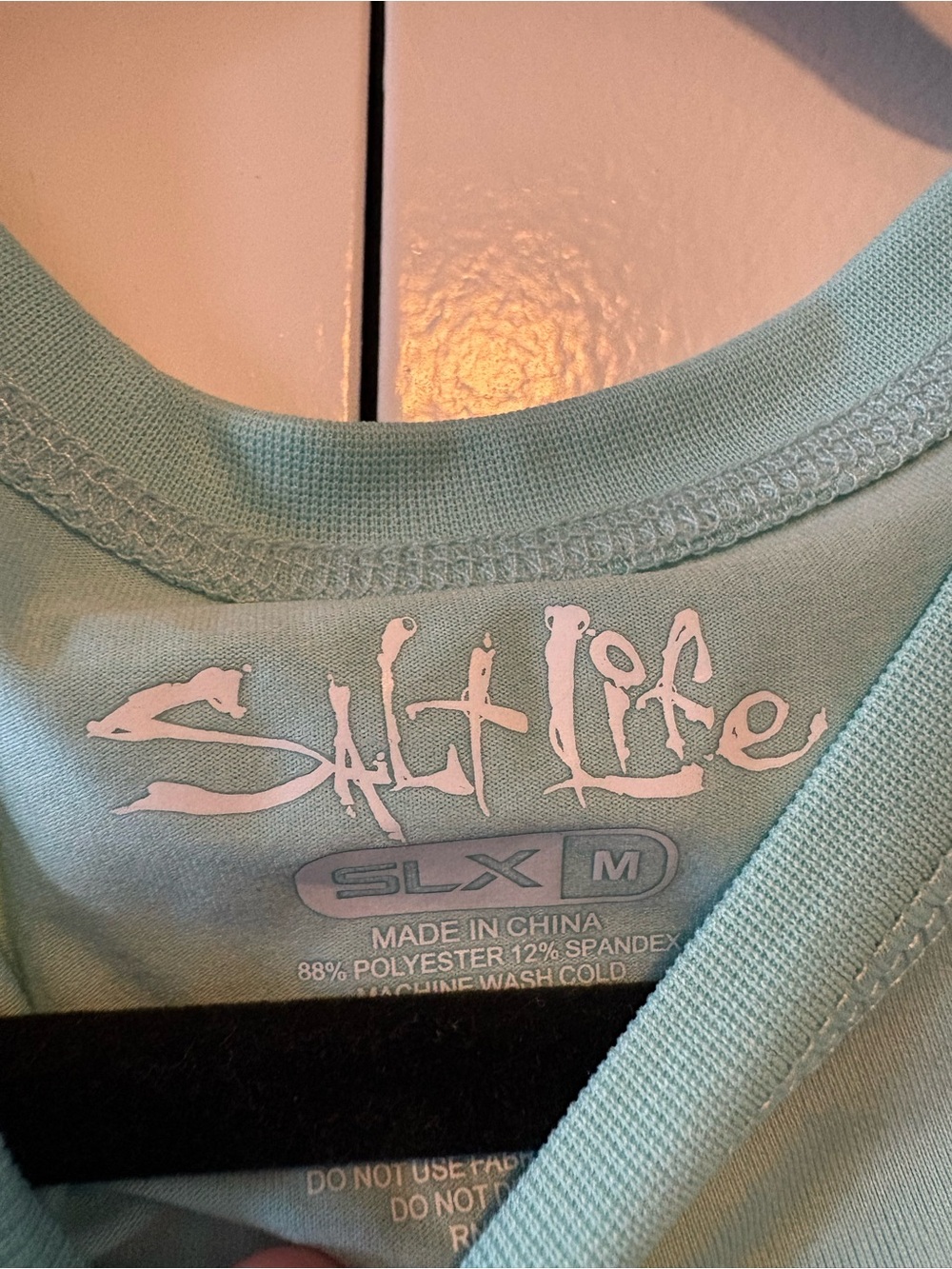 Women’s Salt Life Mint Green Long Sleeve Tee - Picture 3 of 4